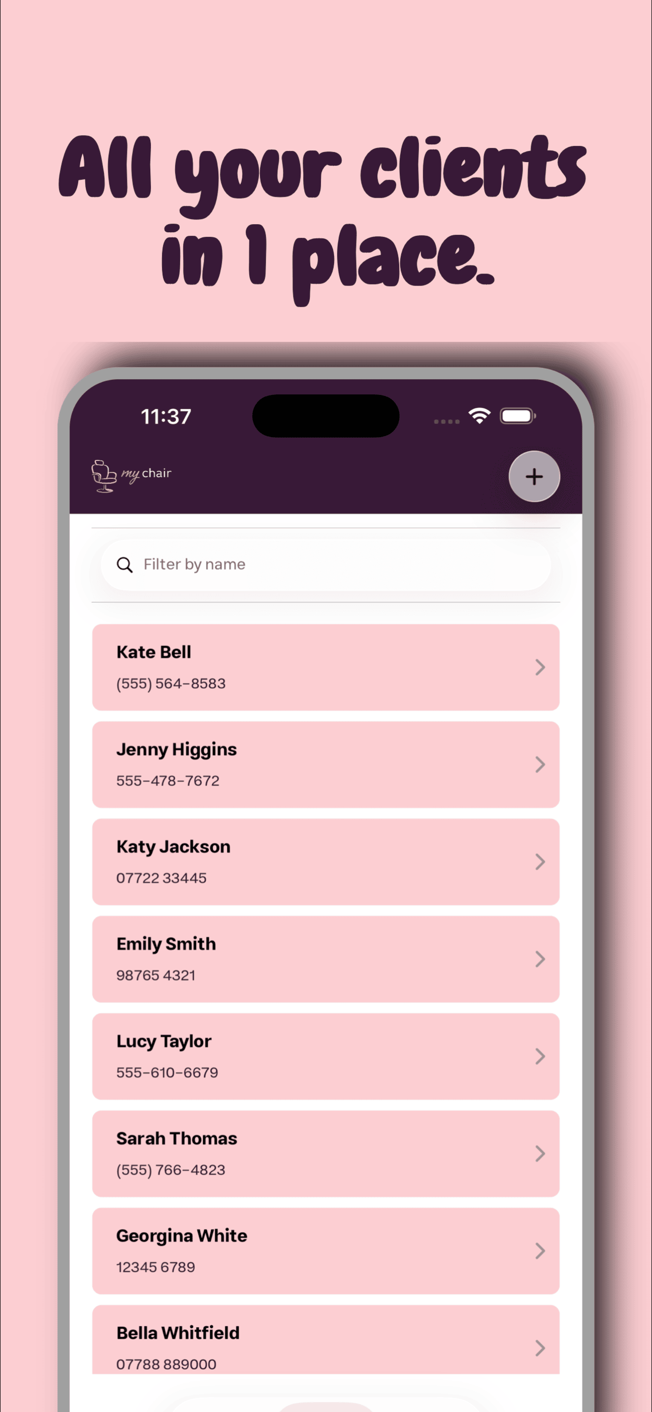 MyChair App Screenshot 2
